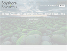Tablet Screenshot of bayshorebotanicals.com